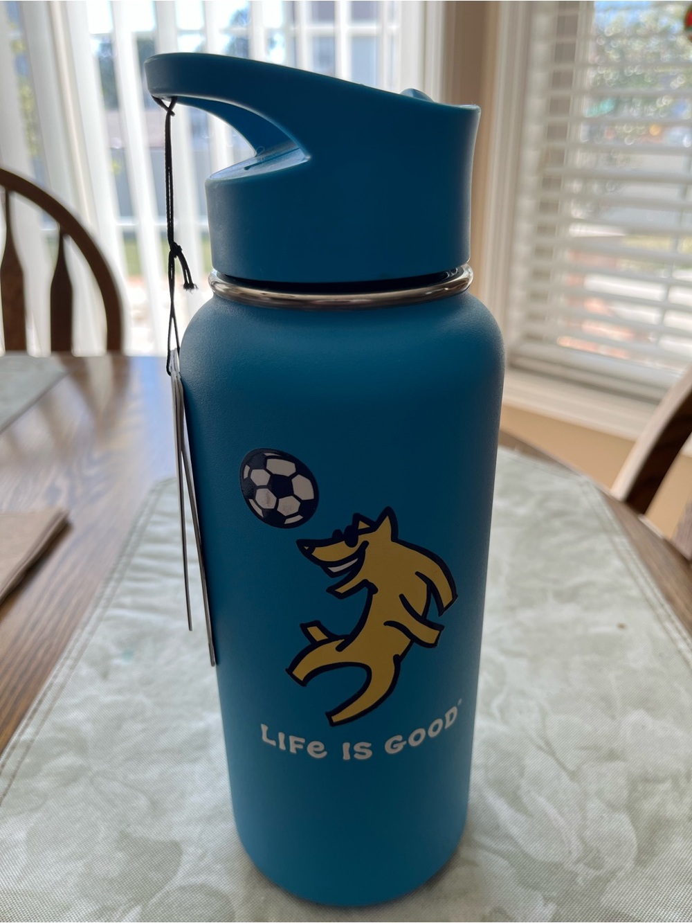 NEW Life is Good 32 Ounce Stainless Steel Bottle